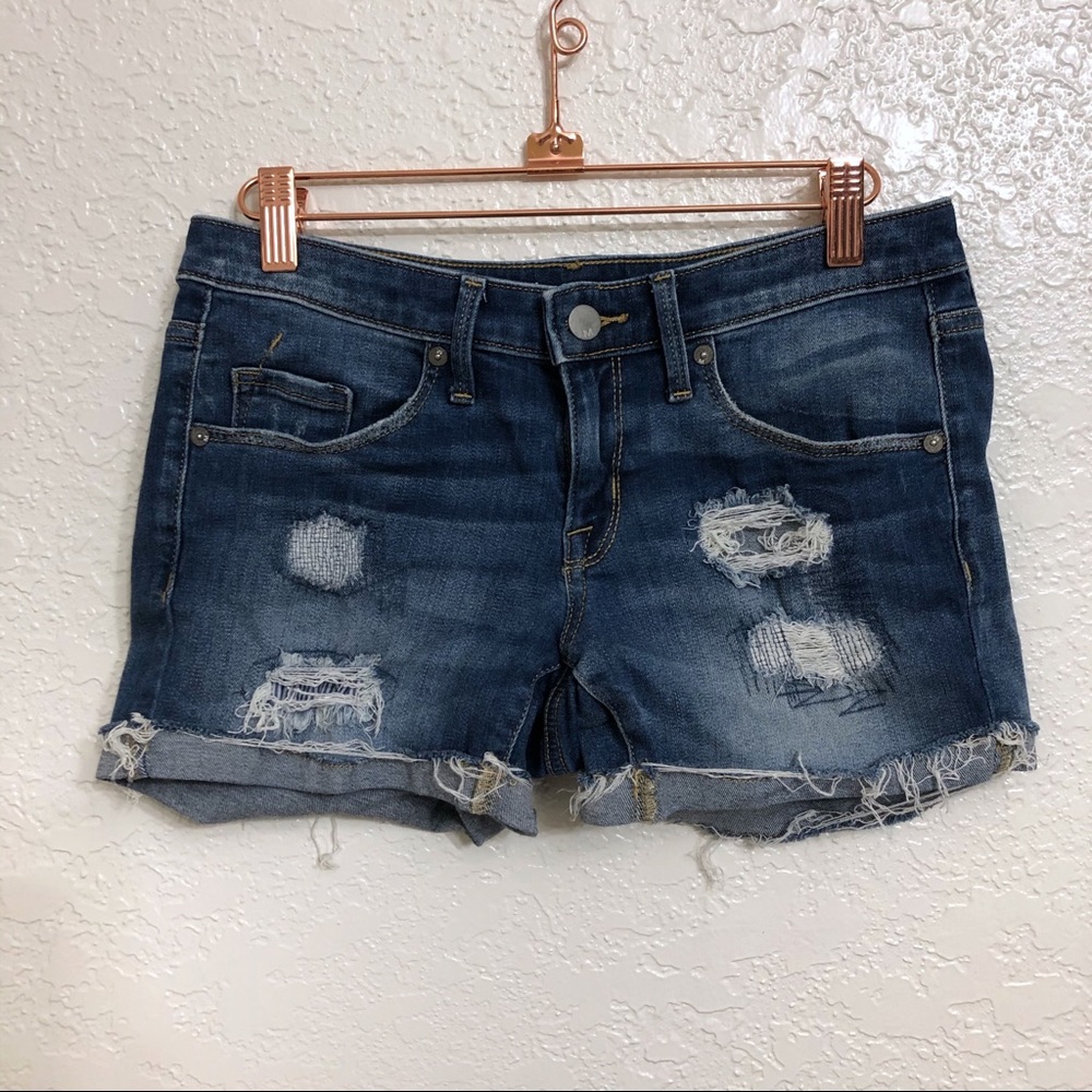 Mossimo Distressed Denim Shorts
